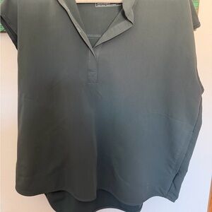 Figs Charcoal Blouse